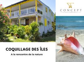 Coquillage des îles, lejlighed i Le Moule
