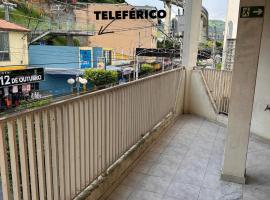 Apartamento na rua do Santuário, alojamiento con cocina en Aparecida