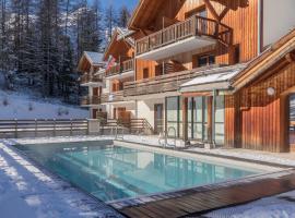 Chalet Orée des pistes - Piscine et sauna, hotel in Les Orres