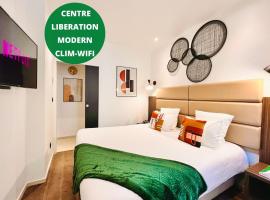 Apartment Malaussena - Reception 24&7 - Center Libération: Nice'de bir jakuzili otel