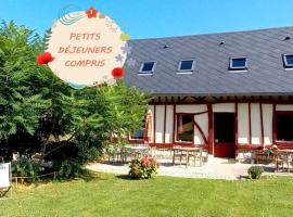 chambres d'hôtes Au Gré du Vent en Normandie，Malleville-les-Grès的家庭式飯店