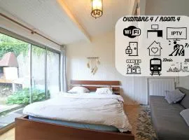 Chambre 4, calme, 1 station de PARIS