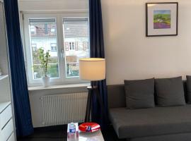 Preiswertes stilvolles Zimmer im privaten Haus mit großem schönem modernem Gemeinschaft Badenzimmer, hotel in Lörrach