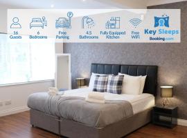 Huge House At Keysleeps Short Lets Milton Keynes With Free Parking Contractor Leisure, hotell i Loughton