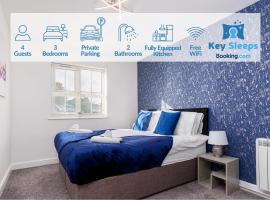 Key Sleeps - Private Parking - Lower Pilsley - Balcony - Contractors - Leisure, alquiler temporario en Pilsley