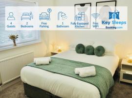 Free Parking 2 Bed With Garden, Fibre Wi-Fi & Netflix, rumah kotej di Taunton