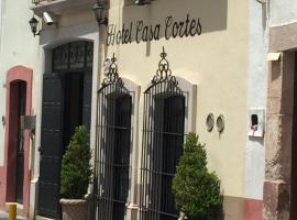 Hotel Casa Cortes, hotel perto de Aeroporto Internacional General Leobardo C. Ruiz  - ZCL, Zacatecas
