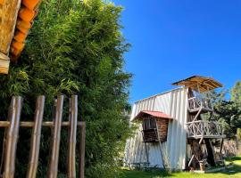 Fuego - Wood Cabin Tecpan (No Wifi, Relax), počitniška hiška v mestu Tecpán Guatemala