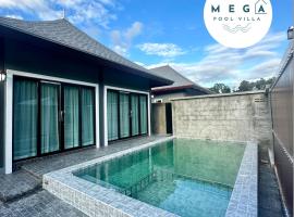 Mega Pool Villa,Aonang, villa i Ao Nam Mao