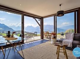 La Bergerie T2 Apartment With Lake And Mountain View, hotel a La Pirraz