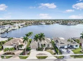 Waterfront home with views, pool and walk to beach