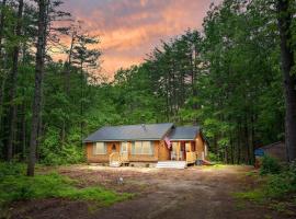 MOOSE CABIN 5-Star Maine Experience 2.5 Acres、Denmarkのホテル
