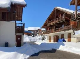 Appartement dans un chalet, résidence avec piscine