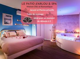 Le Patio d'Arlou & Spa - Relaxant et romantique，Fabrezan的小屋