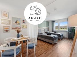 Amalfi Apartments A01 - gemütliche 2 Zi-Wohnung mit Boxspringbetten und smart TV, cheap hotel in Kaiserslautern