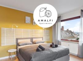 Amalfi Apartment A03 - 3 Zi.+ bequeme Boxspringbetten + smart TV, Ferienwohnung in Eltville am Rhein