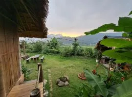 Homestay field - bungalow, Ha giang loop tour, motorbikes rental