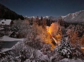 Alpine 1 bed Chalet with beautiful views: Le Biot şehrinde bir otel