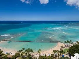 High Floor Luxury Oceanfront at Waikiki Beach Tower