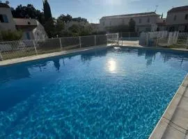 Appartement T2, 4 personnes, climatisé, avec piscine, Village de la Mer