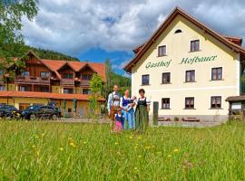 Gasthof Hofbauer, hotel u blizini znamenitosti 'Skijalište Teichalm' u gradu 'Breitenau am Hochlantsch'
