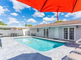 Serene Poolside Getaway, hotel i Miami Gardens