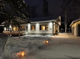 Villa Kataja, hotelli Rovaniemellä lähellä maamerkkiä Lapin metsämuseo