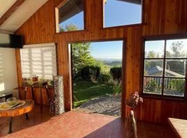 Cabaña con vista al Lago, hotel a Ranco