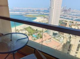 Ocean view "My Home" JBR Dubai Marina 2мин Jumeirah Beach, séjour chez l'habitant à Dubaï