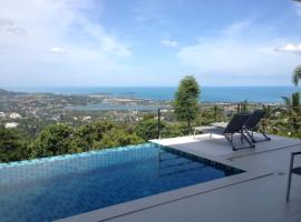 Great Sea View Mountain Villa Koh samui, hotel i Amphoe Koh Samui