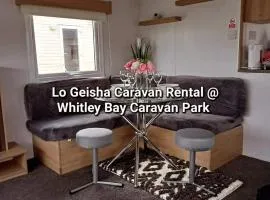 Lo Geisha Caravan Rental at Whitley Bay Caravan Park
