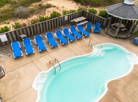 WL808, Beach Dreams- Semi-Oceanfront, Private Pool, Ocean Views, Close to beach!, family hotel in Corolla