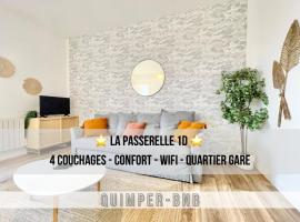 LA PASSERELLE 1D - Quartier Gare - Wifi, apartman u gradu 'Quimper'