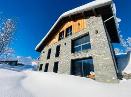 CHALET CONFIDENTIEL VALMOREL - Chalet de Haut de Gamme 4 étoiles 12 personnes, hotel perto de Echappeux, Doucy