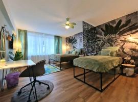 Light Jungle - Innenstadt für 7 Grill Balkon Netflix Waschtrockner, hotel u gradu 'Gießen'