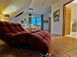 Surforama Studio Apartment mit Meerblick und Garten, apartmán v destinaci Fehmarn