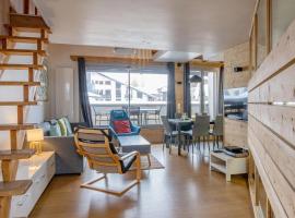 Apartment Genevrier - Spacious Balcony with Mont Blanc Views