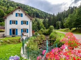 Appartement de 2 chambres avec terrasse amenagee et wifi a Mittlach, hotel s parkiralištem u gradu 'Mittlach'