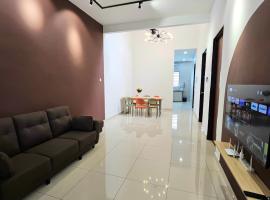 Air-home No 28 Simpang near Aulong Econsave, 3BR, 7pax, Netflix, Hotel in Simpang