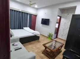 Leela Home stay Indore - Marigold - One bedroom with kitchen and large balcony