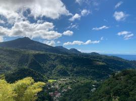 Le Petit Paradis, hytte i Roseau