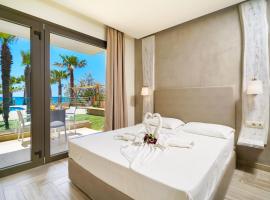 Blue view Hotel: Limenaria'da bir Oda ve Kahvaltı