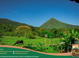 Tío Felix Eco Lodge, hotelli kohteessa Fortuna lähellä maamerkkiä La Fortuna Waterfall