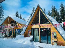 Wooden Huts In Mestia, lodge in Mestia