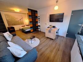 Dzīvoklis Ideal für kurze Aufenthalte – gemütliches 1-Zimmer-Apartment pilsētā Adelsdorf