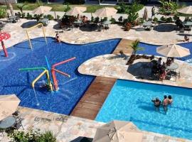 Flat com vista para piscina principal, rumah liburan di Ipojuca