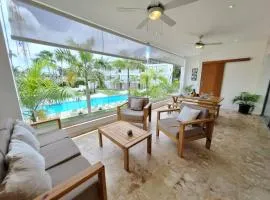 Luxury apartment for 4 in center Las Terrenas