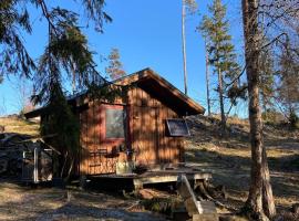 Typisk norsk off-grid hytte opplevelse, hotel in Levanger