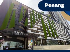 Urban Suites @ Penang, hotelli, jossa on porealtaita kohteessa Jelutong