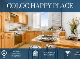 COLOC HAPPY PLACE - Belle colocation de 3 chambres - Wifi gratuit